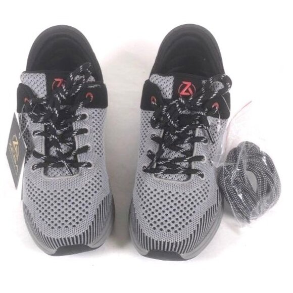 Zeba Steel Onyx Medium Sneakers Grey & Black‎ Mens Size 7.5 - Picture 10 of 15